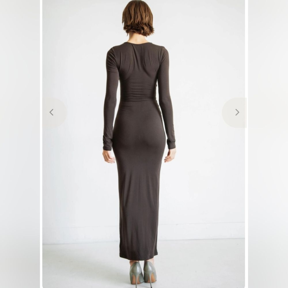 The Line by K Deep V-Neck Calli Dress Size XS - Picture 2 of 7